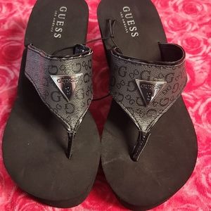 GUESS - wedge sandals size 8